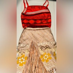 Disney Parks, Moana outfit. Perfect condition size 7-8